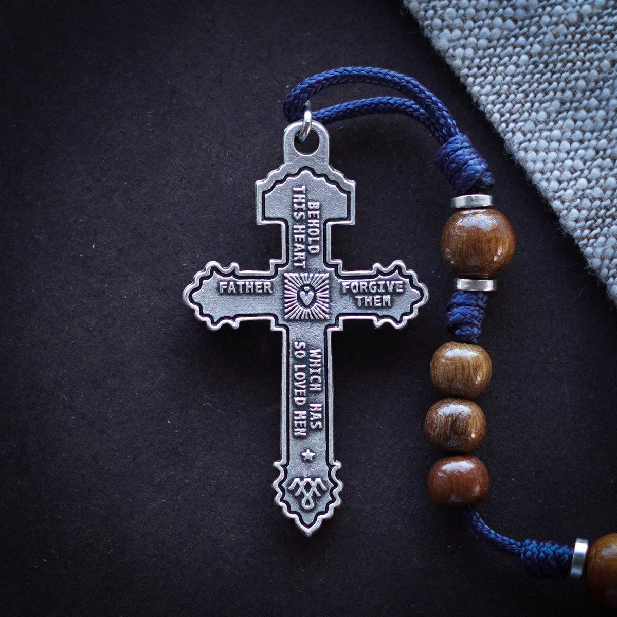 Miraculous Medal Rosary Centerpieces