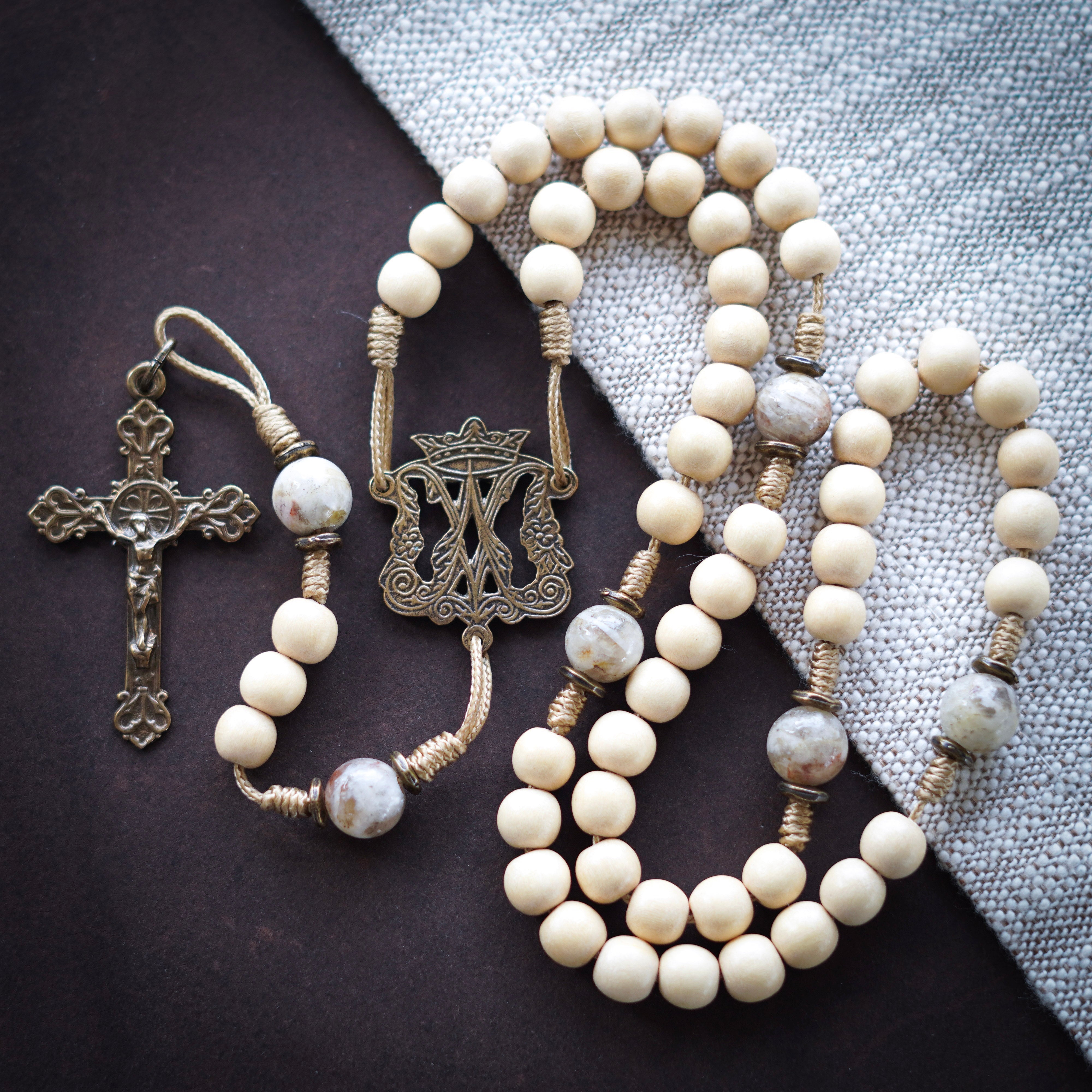 Wood vs. Crystal vs. Metal Rosaries