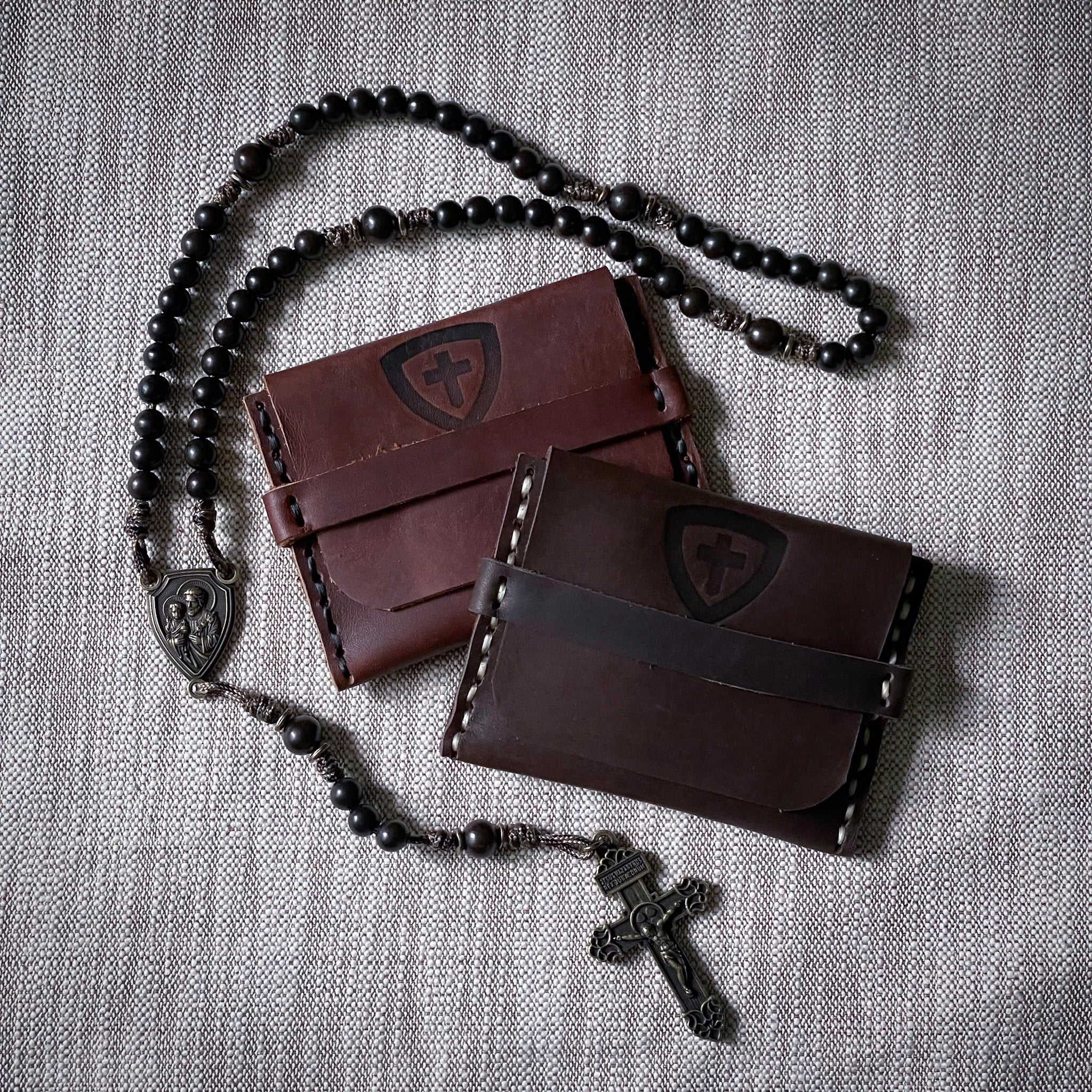 Leather Rosary Pouch - Moose - by OréMoose