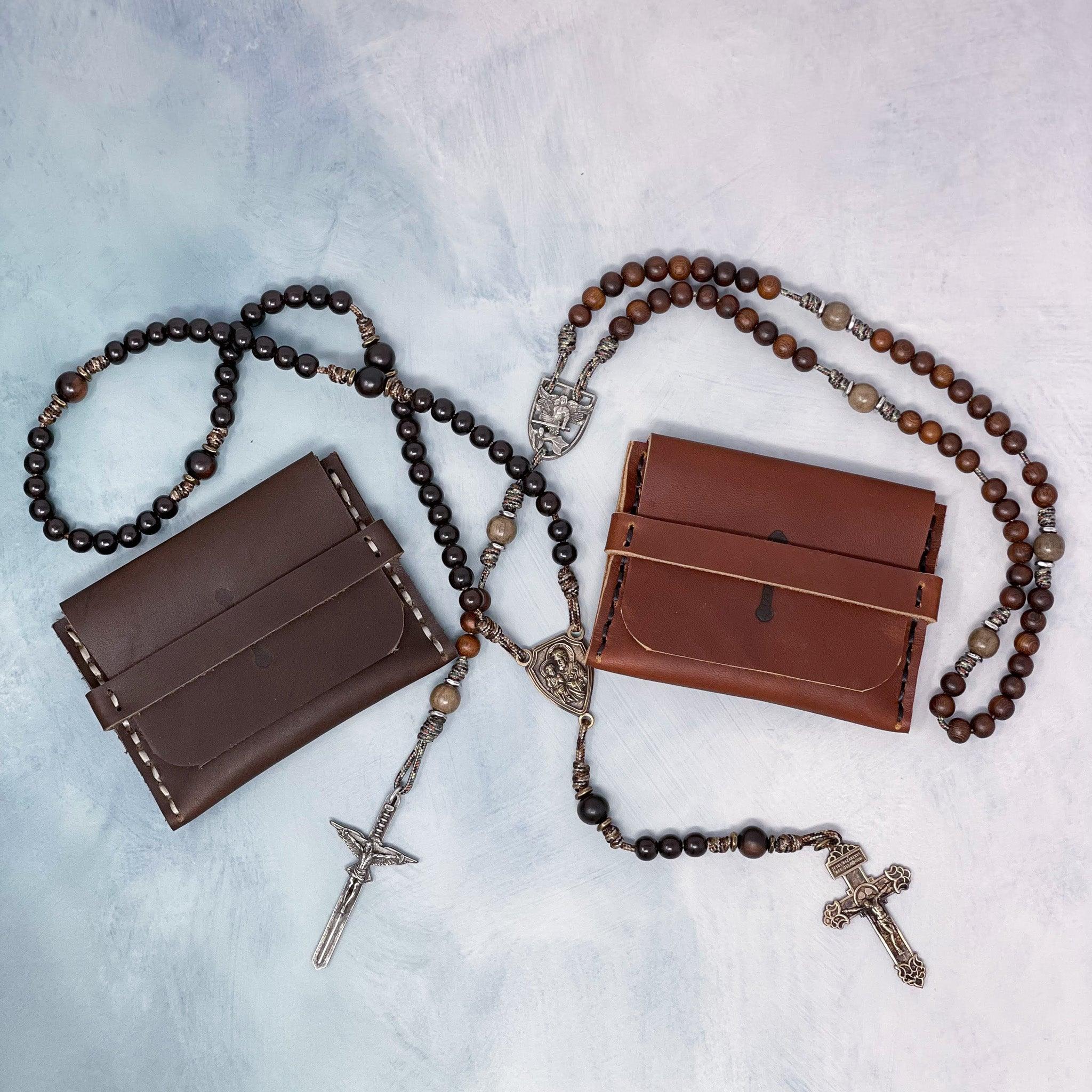 Leather Rosary Pouch - Moose - by OréMoose