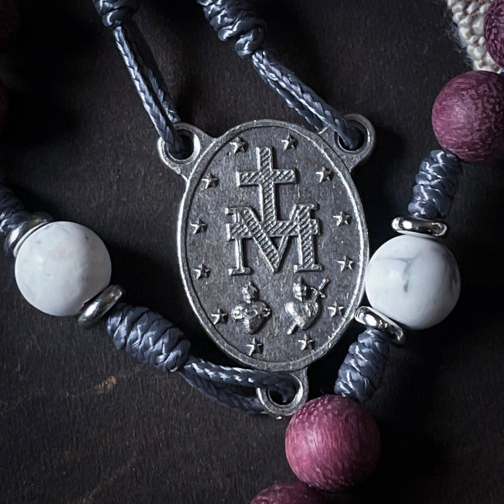 Handmade Wooden Rosary - Purity Design - The Catholic Woodworker