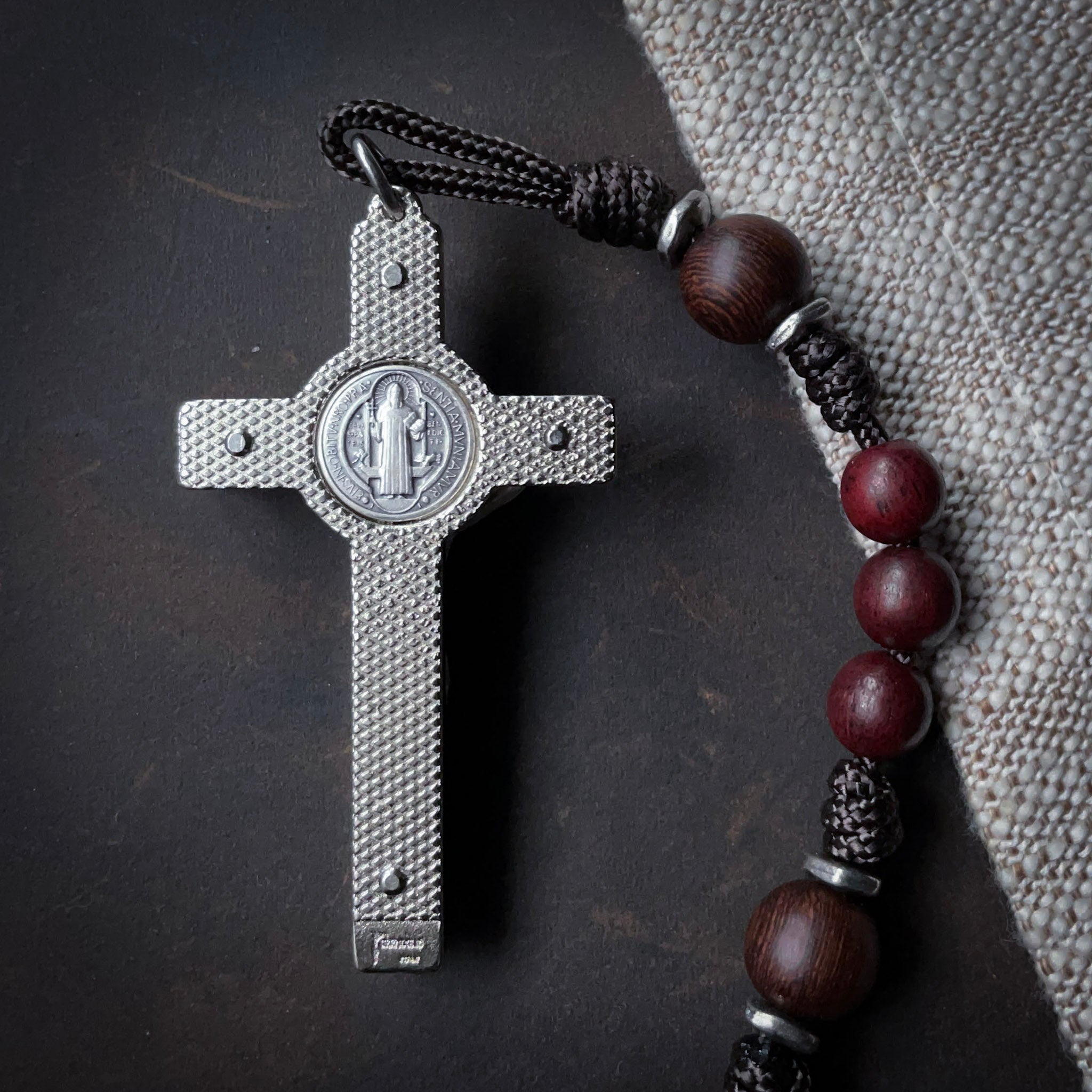 Handmade Wooden Rosary - Queen of Martyrs - Retired