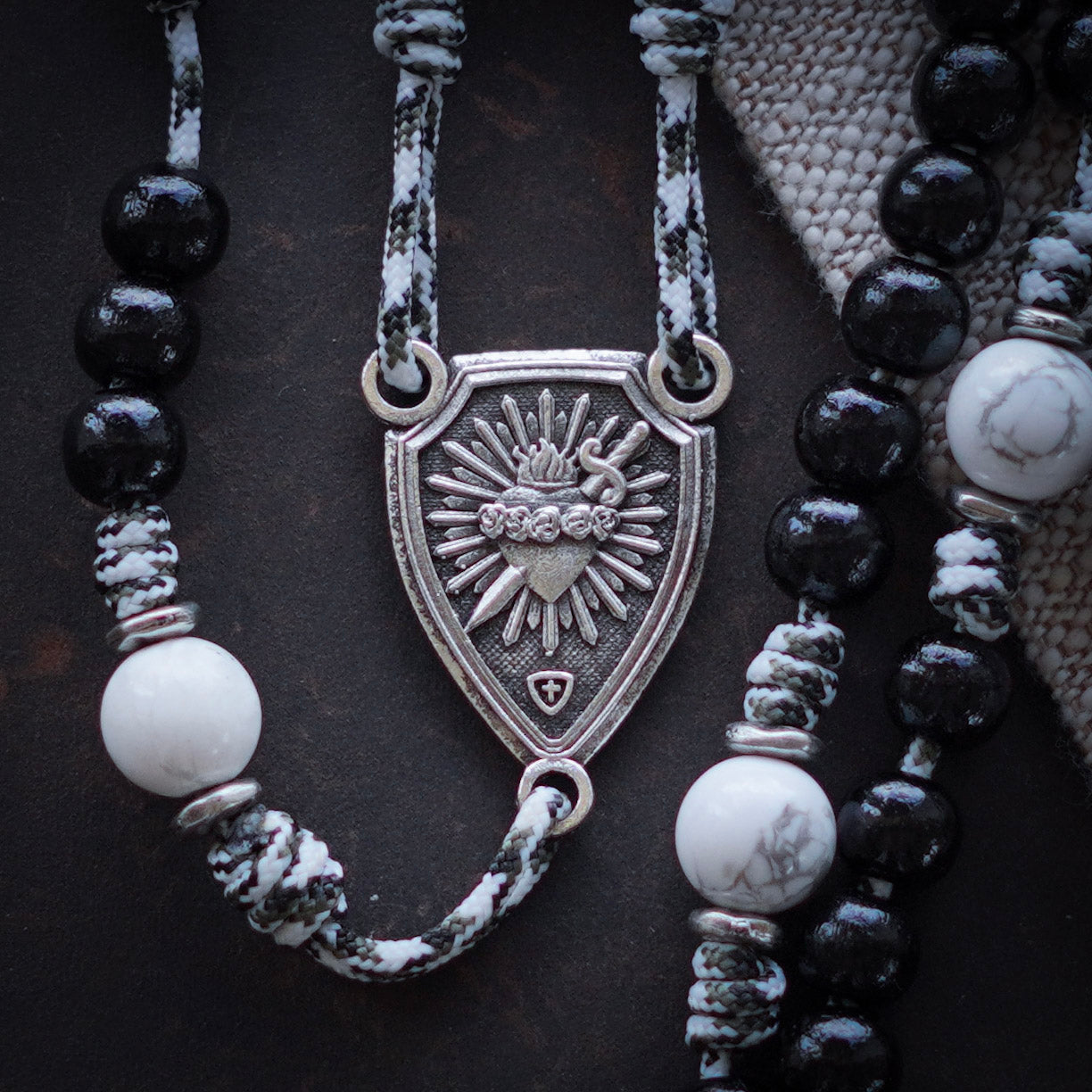 Handmade Wooden Rosary - Clarity Design
