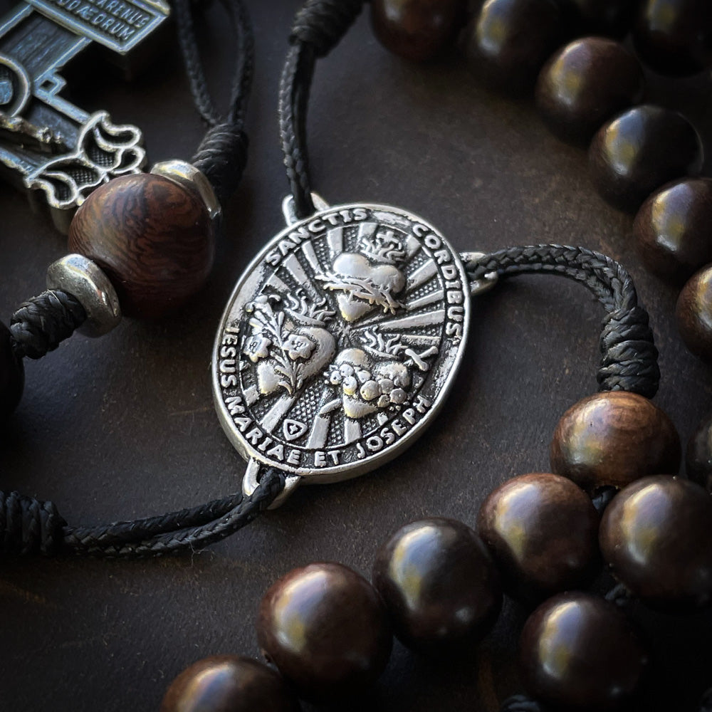 Handmade Wooden Rosary - St. Joseph the Worker - Official Rosary of The Catholic Gentleman