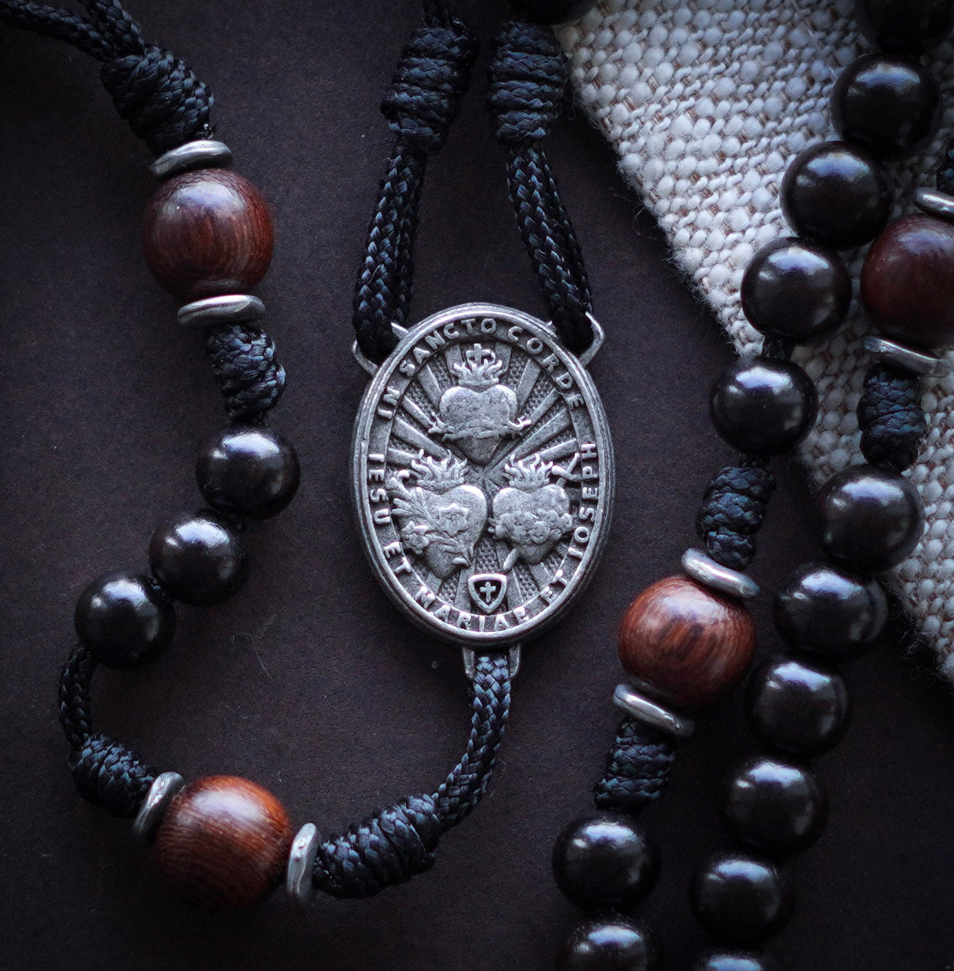 Handmade Wooden Rosary - St. Joseph the Worker - Official Rosary of The Catholic Gentleman