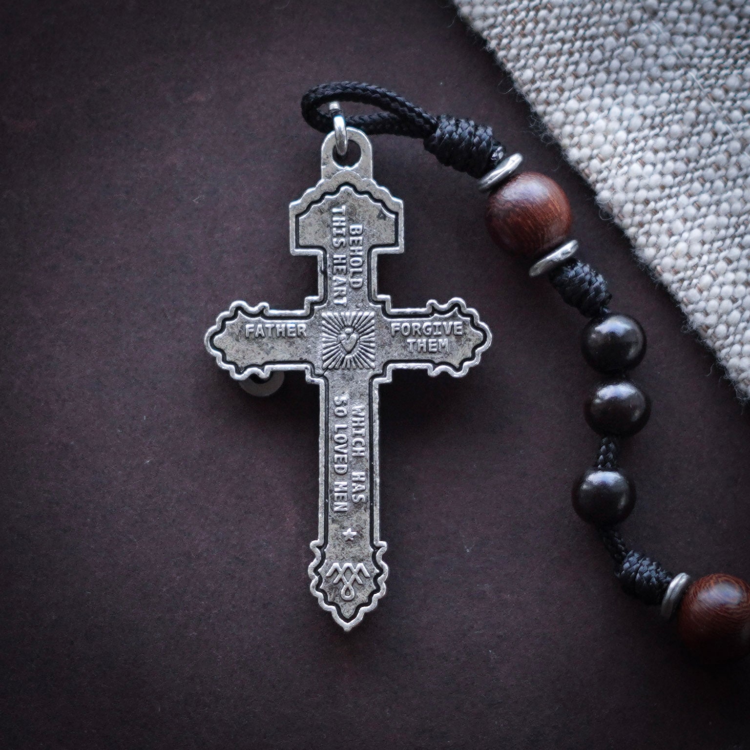 Handmade Wooden Rosary - St. Joseph the Worker - Official Rosary of The Catholic Gentleman
