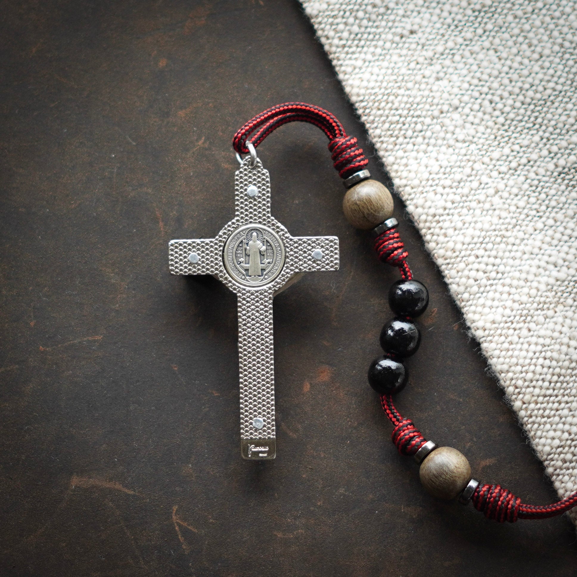Handmade Wooden Rosary - Tabernacle Design