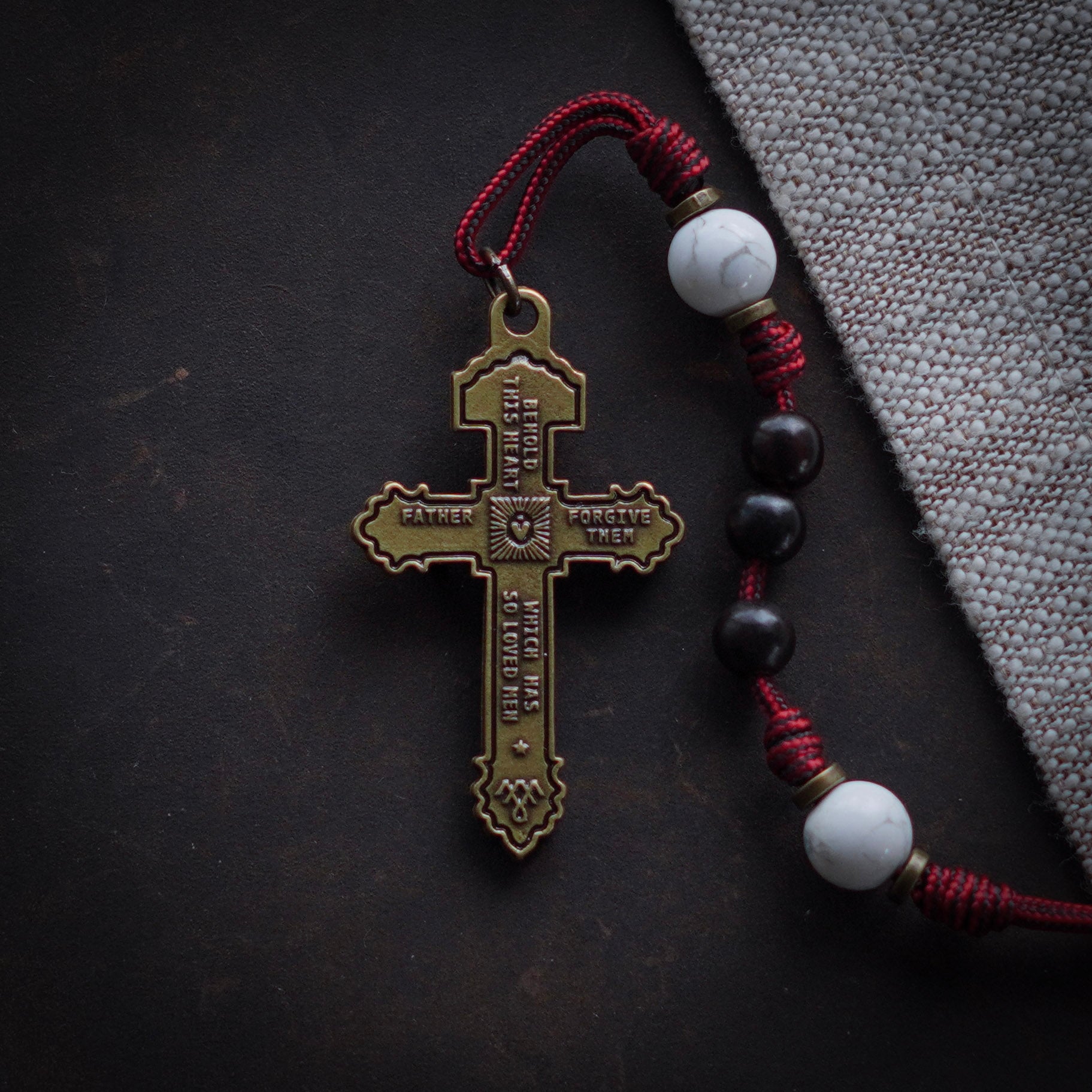 Handmade Wooden Rosary - Pope Leo XIV Design