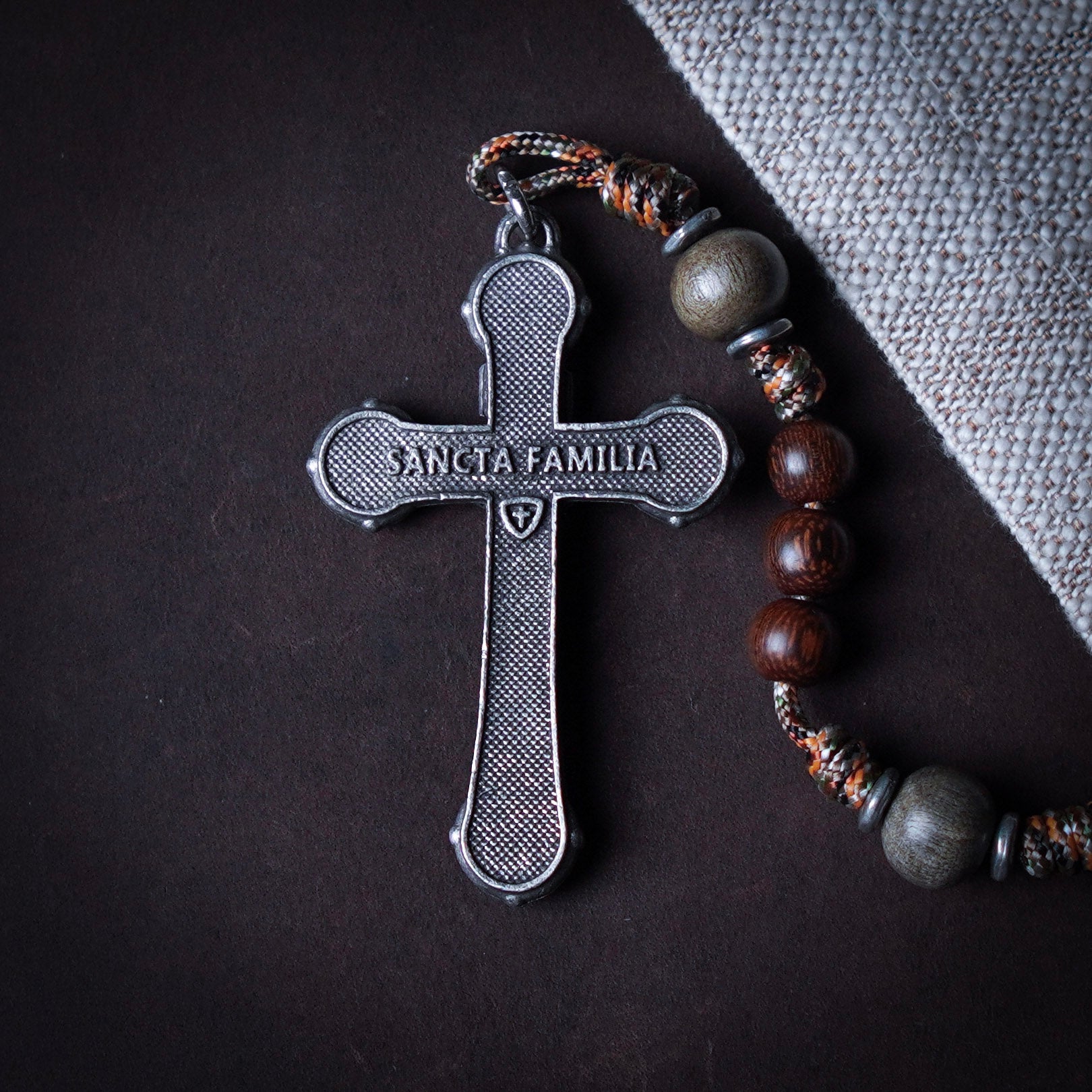 Handmade Wooden Rosary - Exodus 90 Design