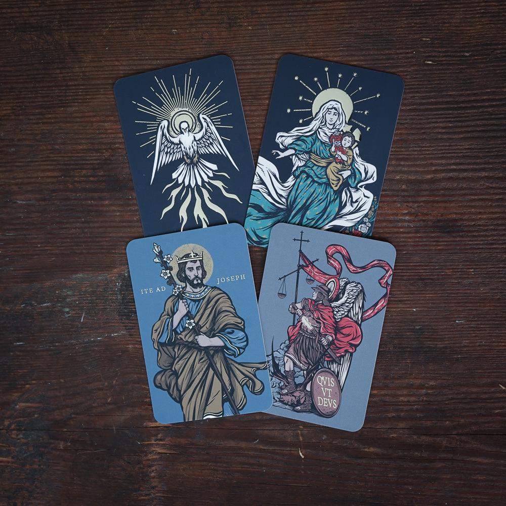 Illustrated Catholic Prayer Card Sets | The Catholic Woodworker - The Catholic Woodworker