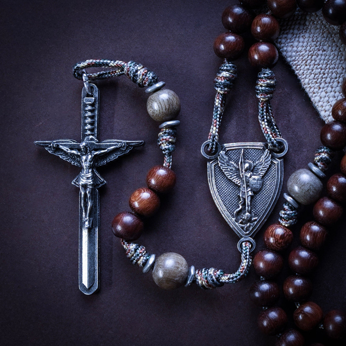 Armor of God Rosary | The Catholic Woodworker