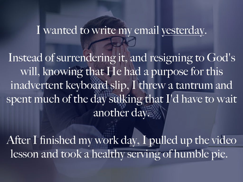 The Duty of the Present Moment - The Catholic Woodworker