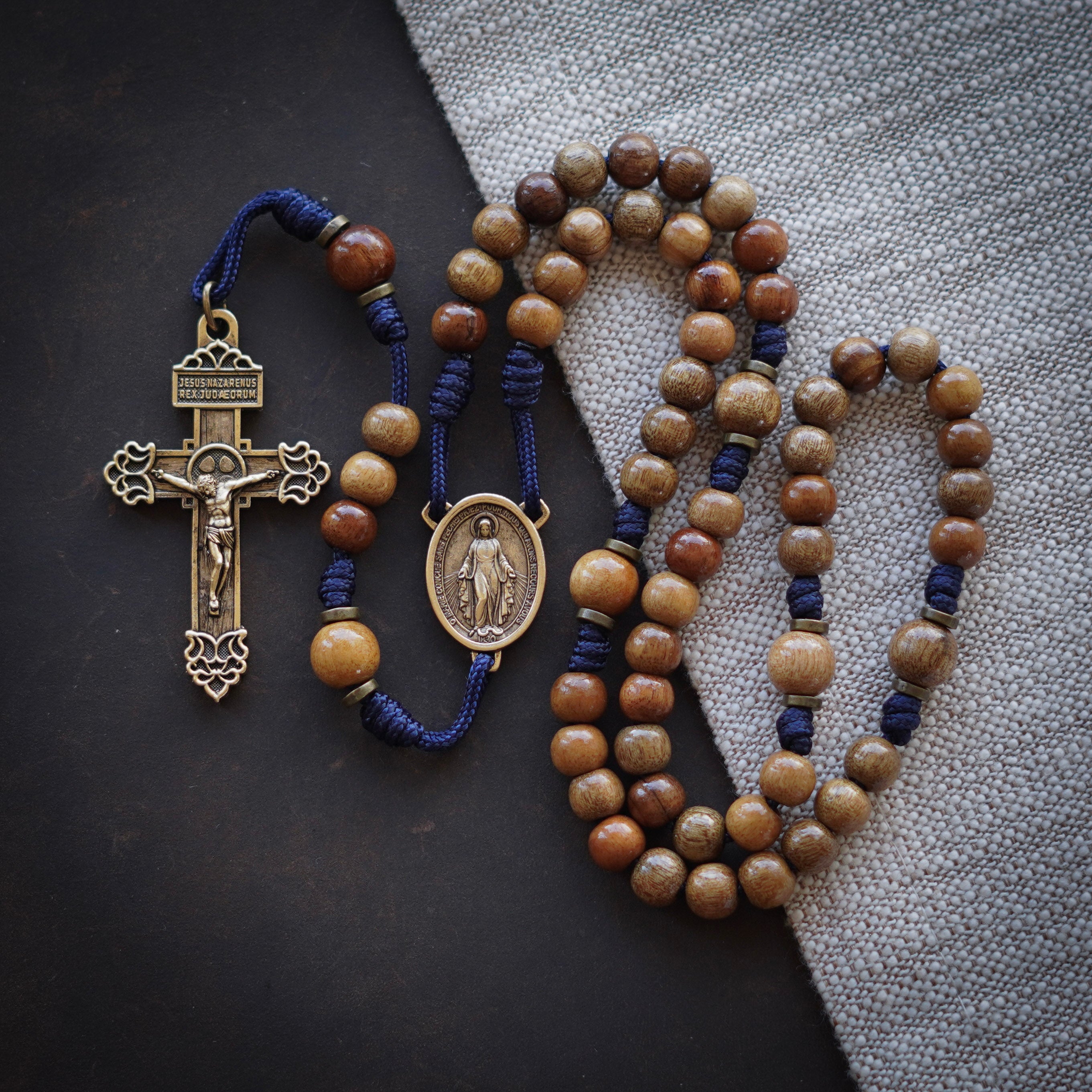 Our Lady, Arrayed in Gold Rosary