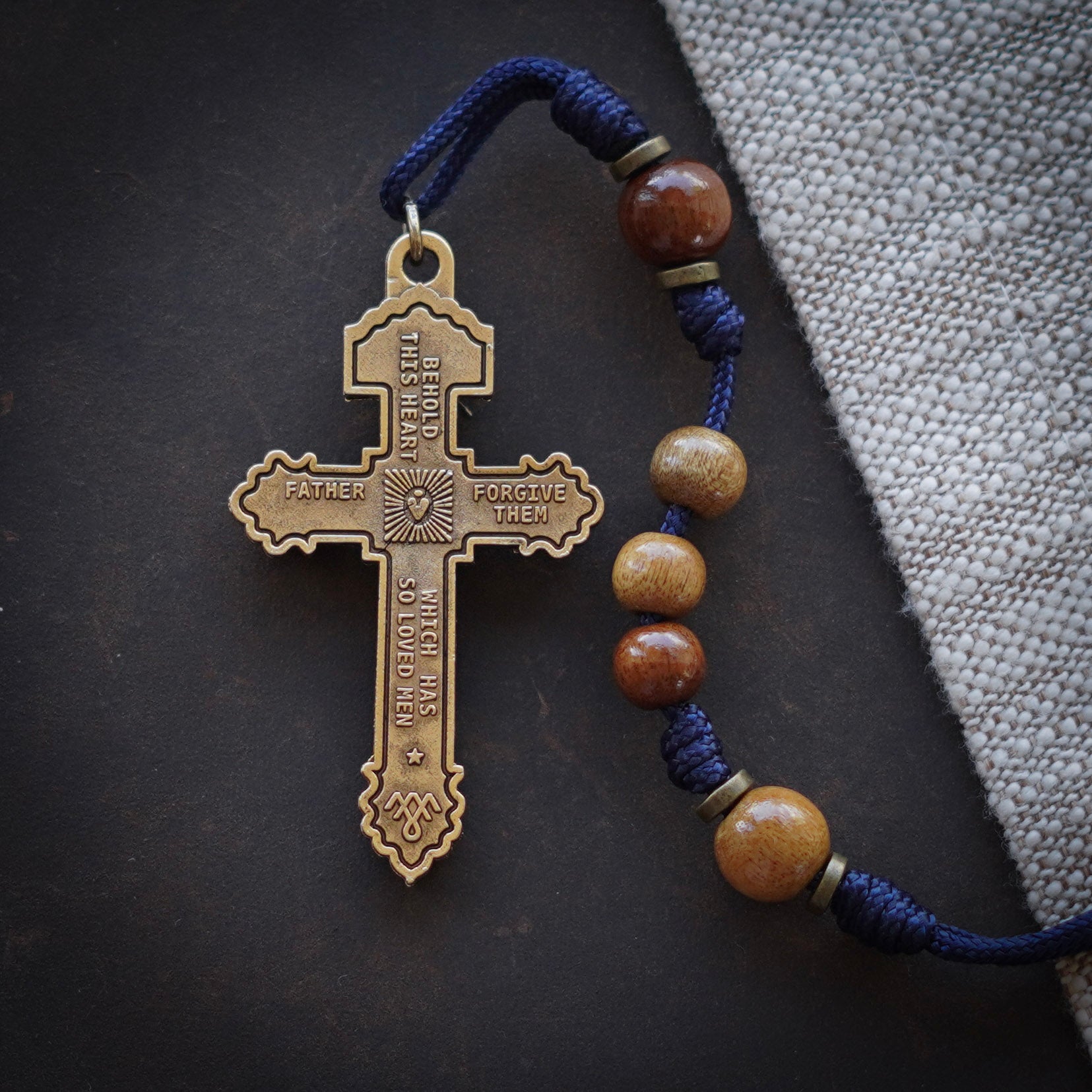Our Lady, Arrayed in Gold Rosary
