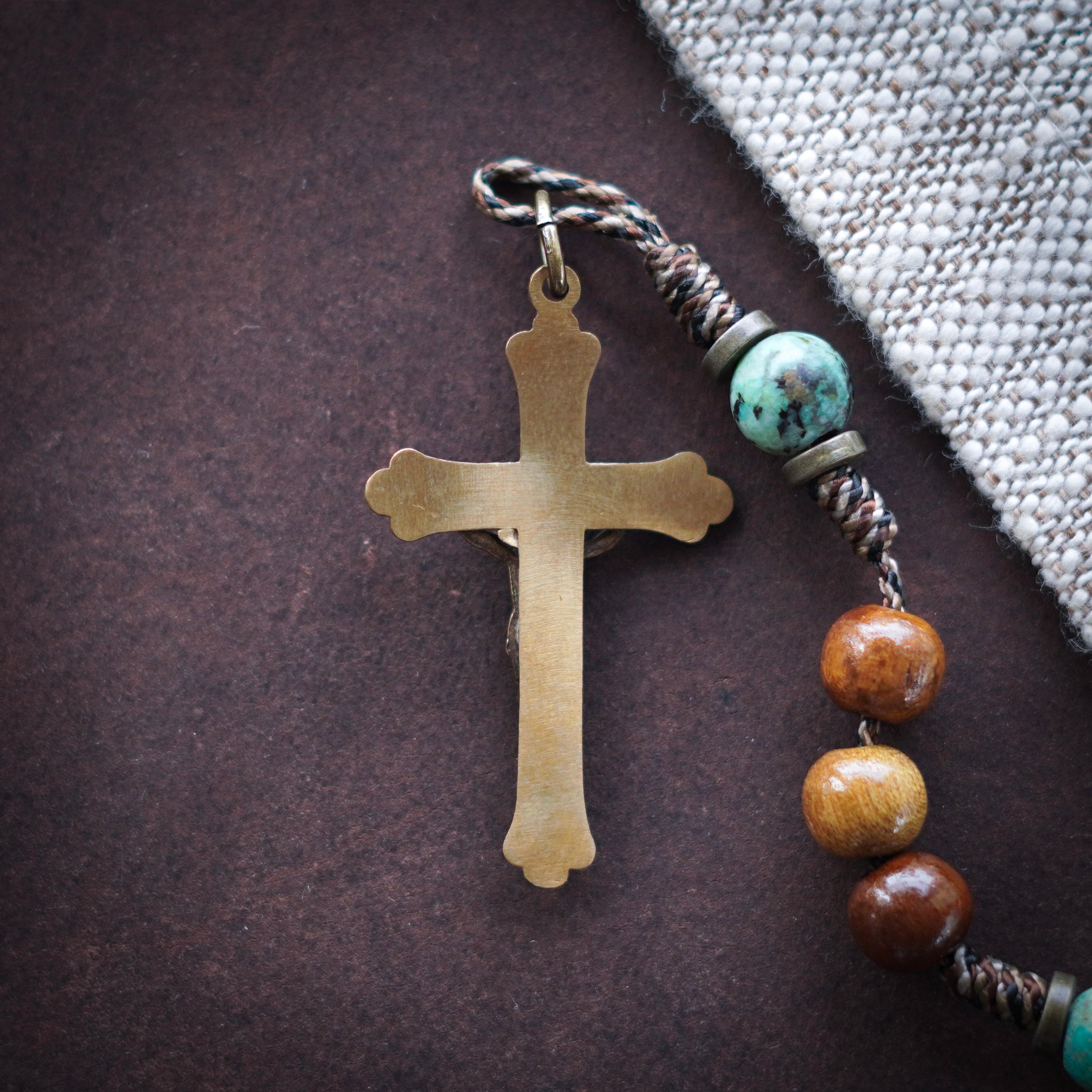 Handmade Wooden Genesis Rosary