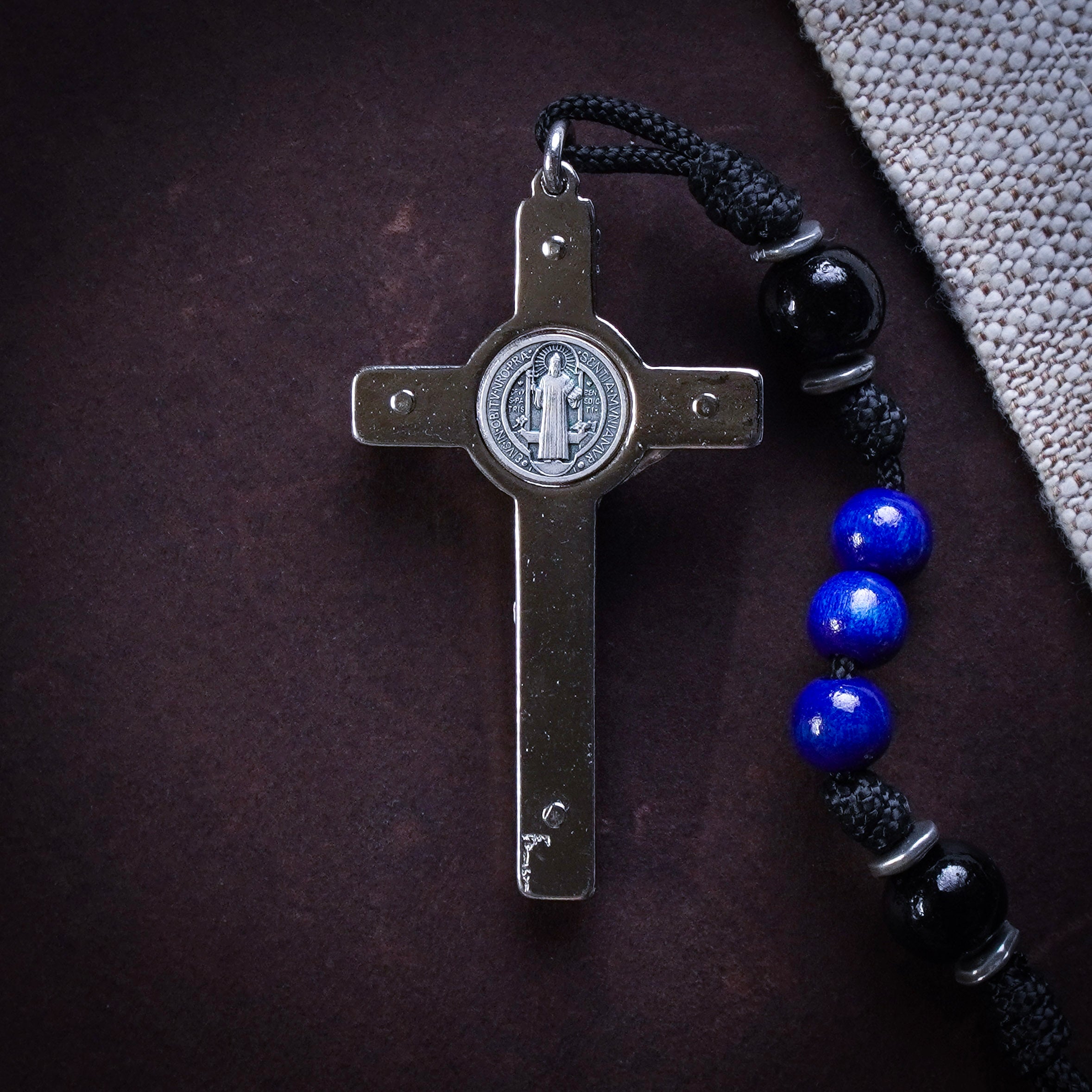 Handmade Wooden Stella Maris Rosary