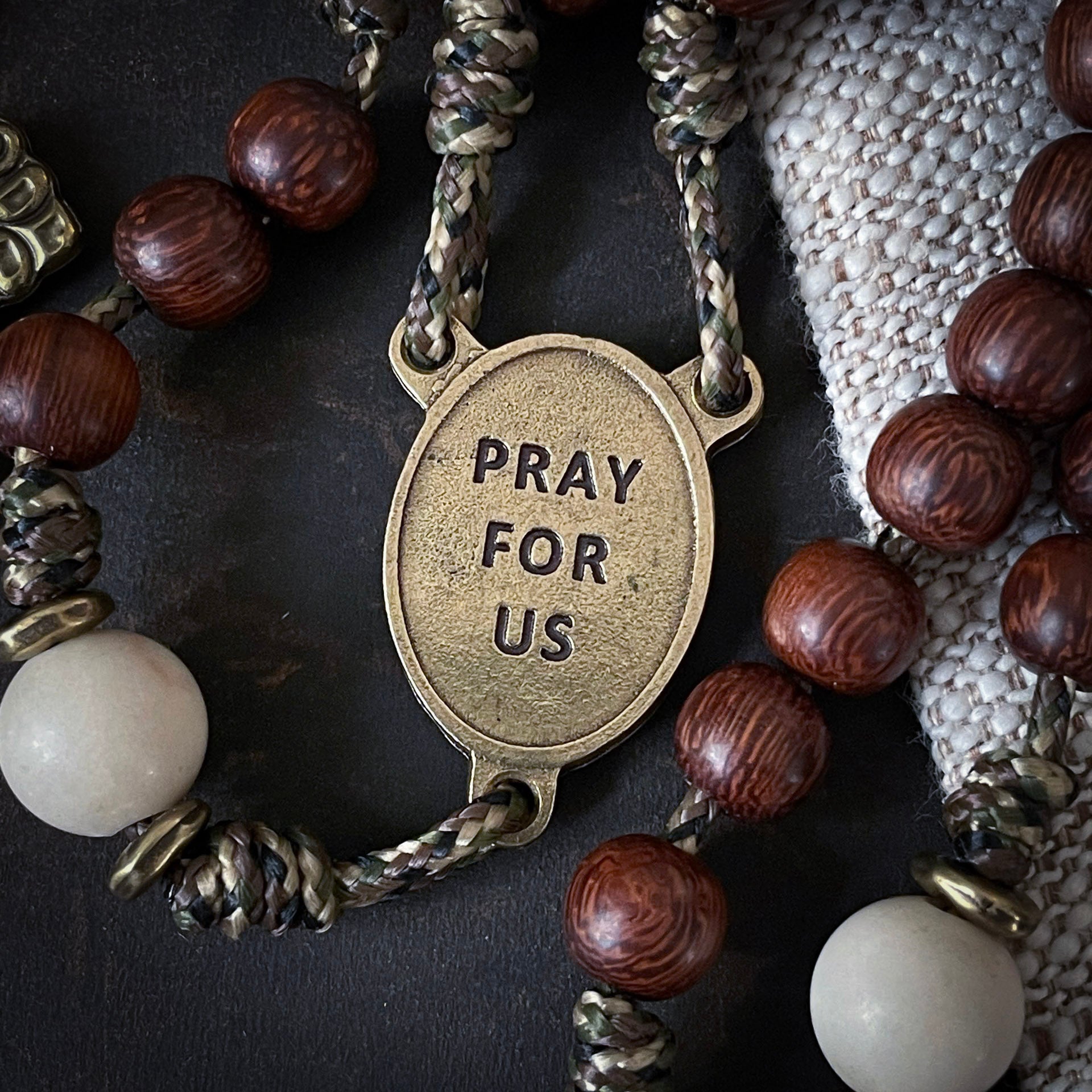 Handmade Wooden Rosary - Consoler of Souls Design