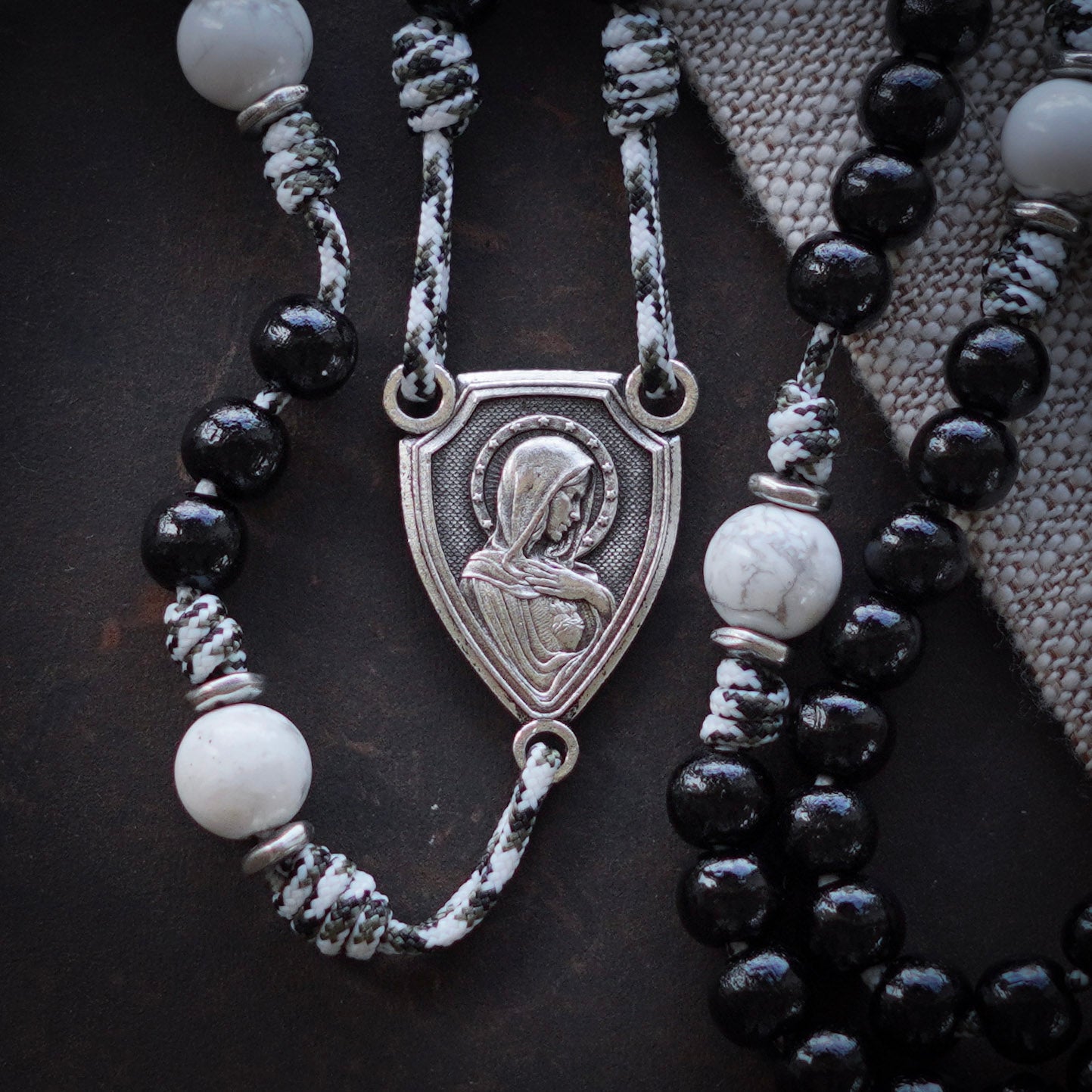 Handmade Wooden Rosary - Clarity Design