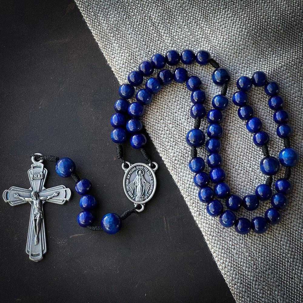 Handmade Wooden Rosary - Mary's Armor