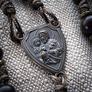 Handmade Wooden Rosary - Terror of Demons Design - Silicon Bronze