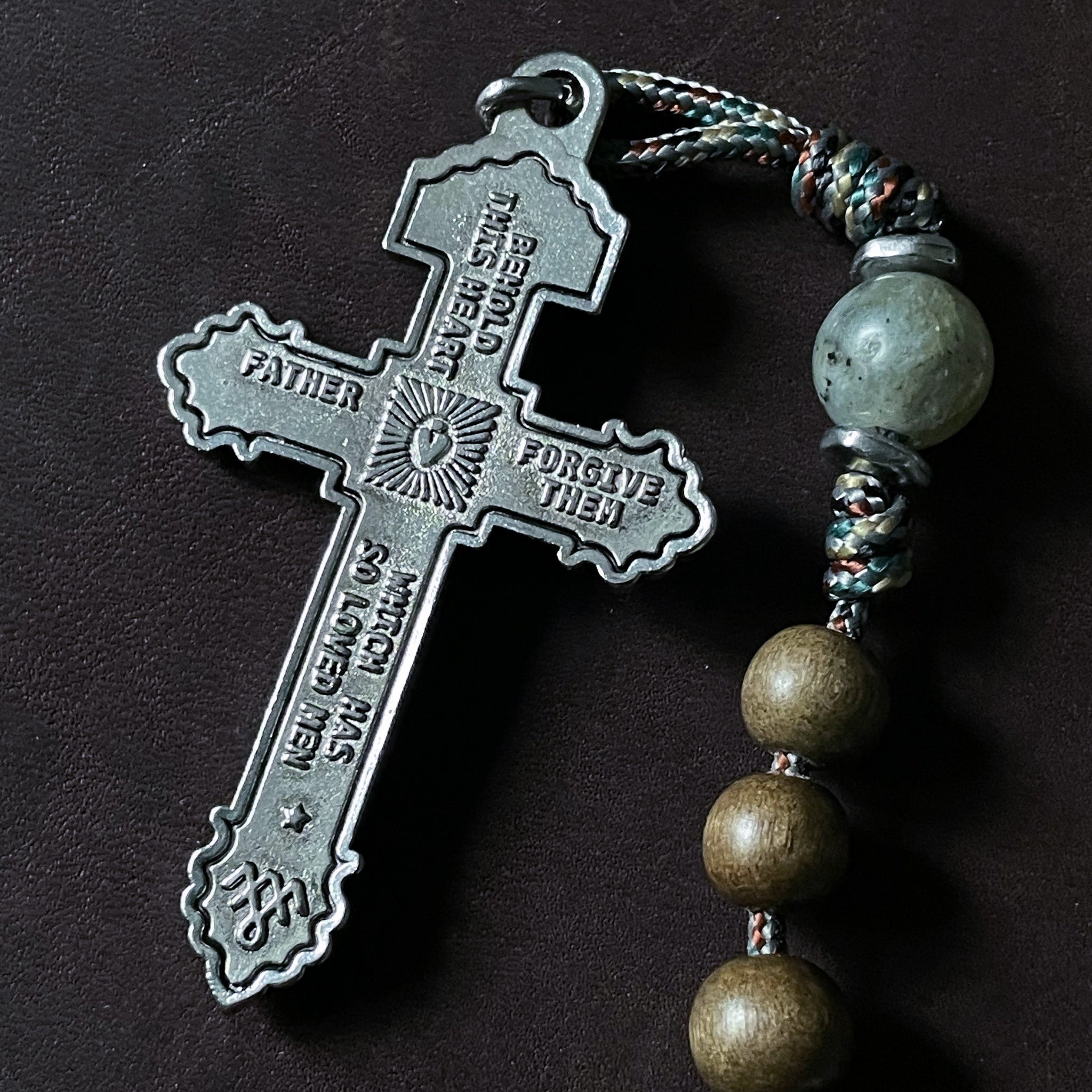 Handmade Wooden Rosary - Terror of Demons Design