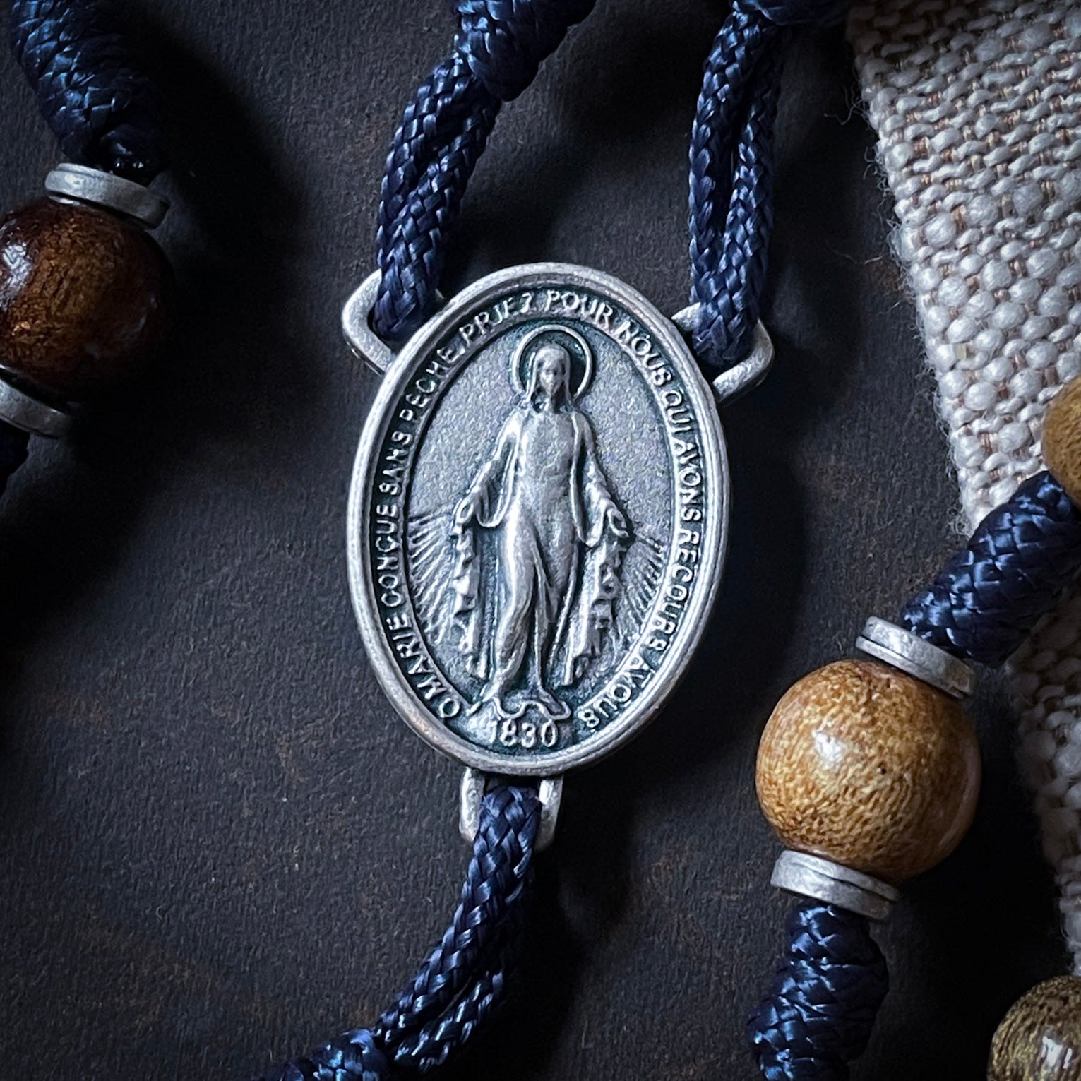 Rosary, Rosaries, MiraculousMedal, 2024 Fossil Miraculous Medal,