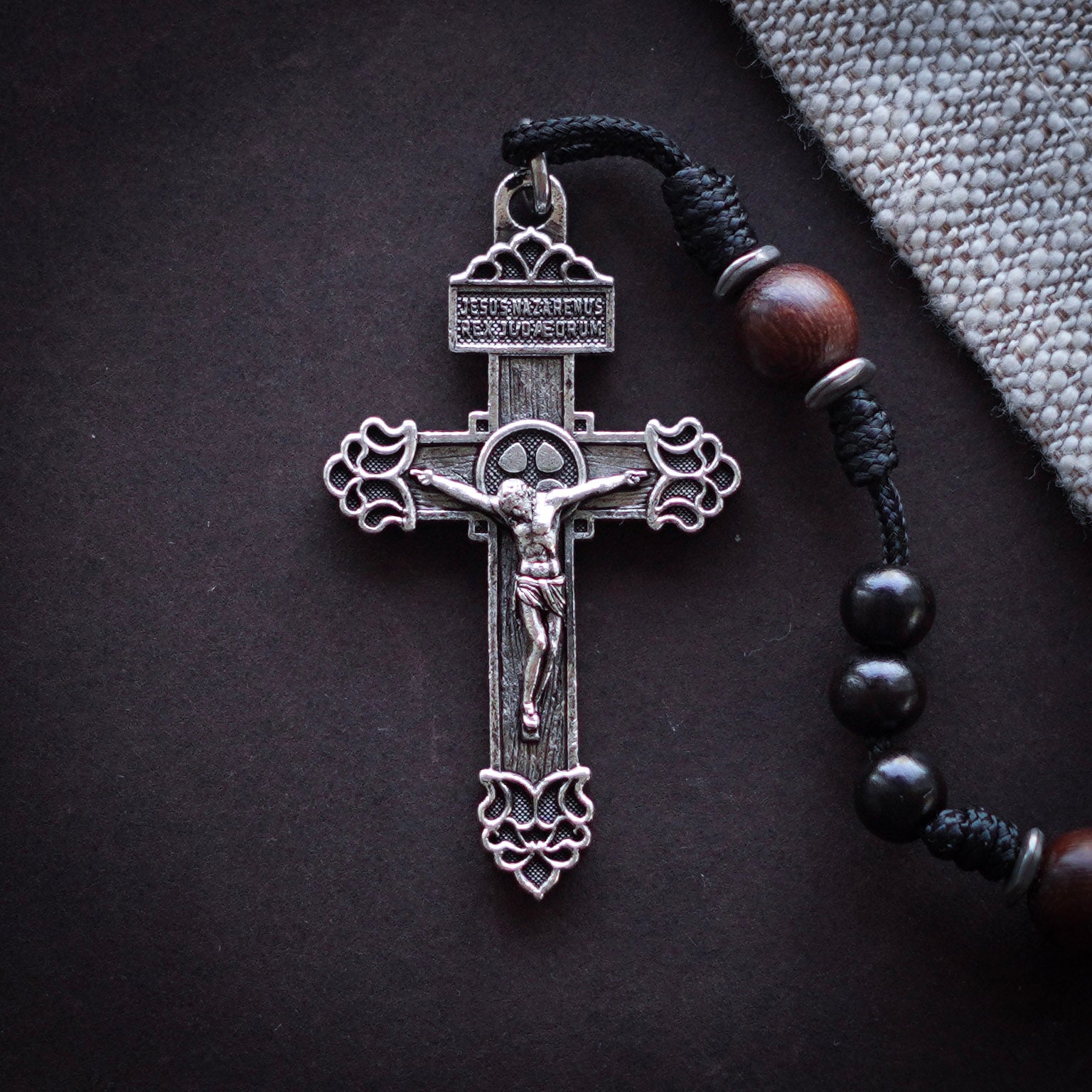 Handmade Wooden Rosary - St. Joseph the Worker - Official Rosary of The Catholic Gentleman