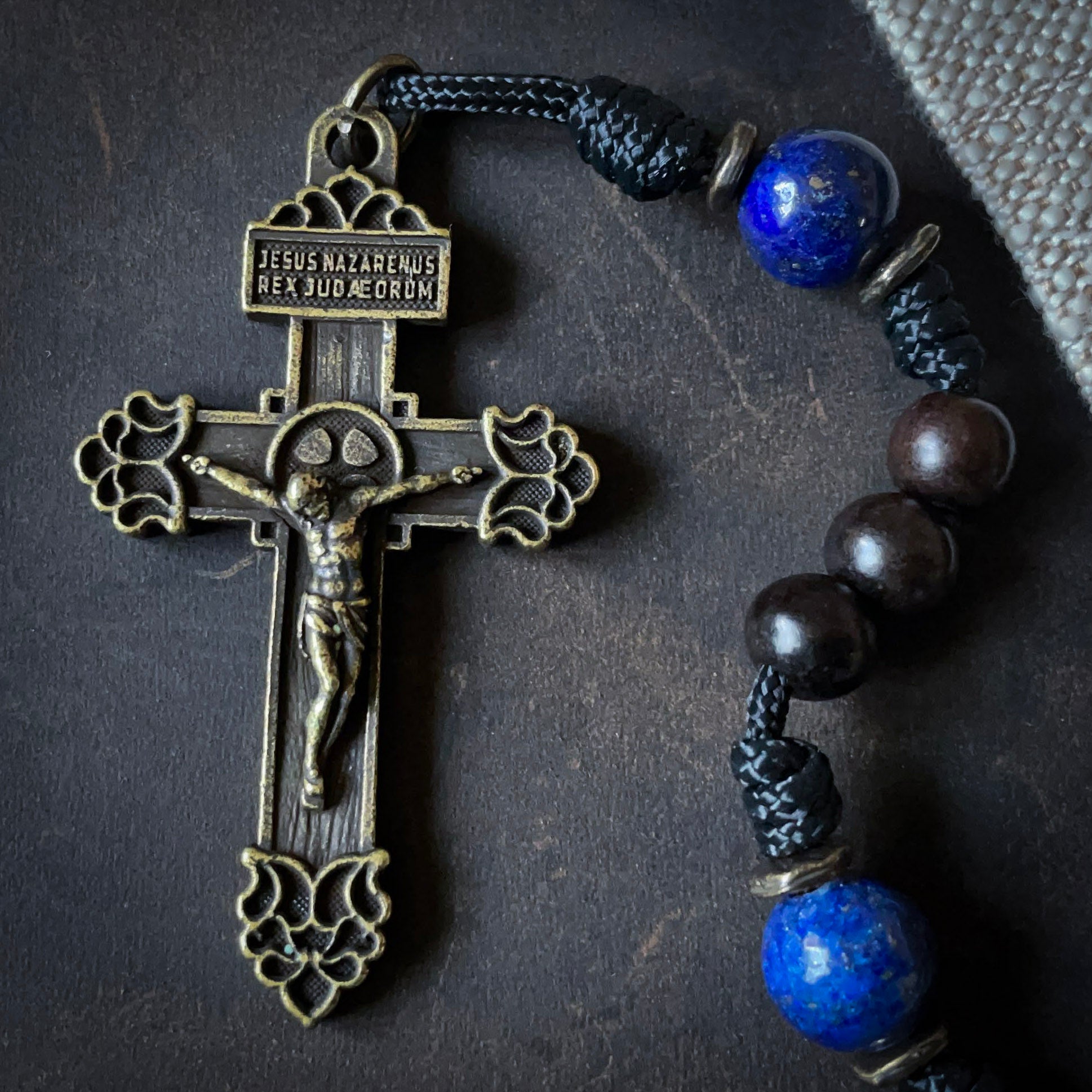 Handmade Wooden Rosary - Morning Star Design