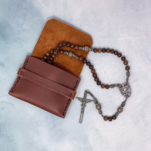 Leather Rosary Pouch - Moose - by OréMoose