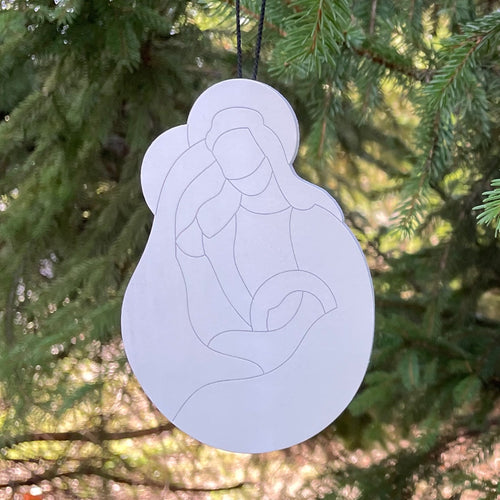 DIY Holy Family Ornament